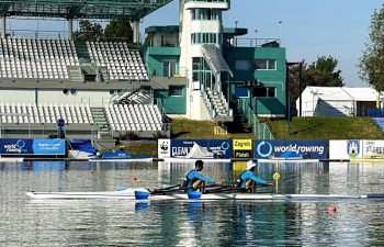 Ambassador Srivastava witnessed the rowing races and met the India Rowing team who participated in the World Rowing Cup I, Zagreb, Croatia 5th-7th May 2023. 